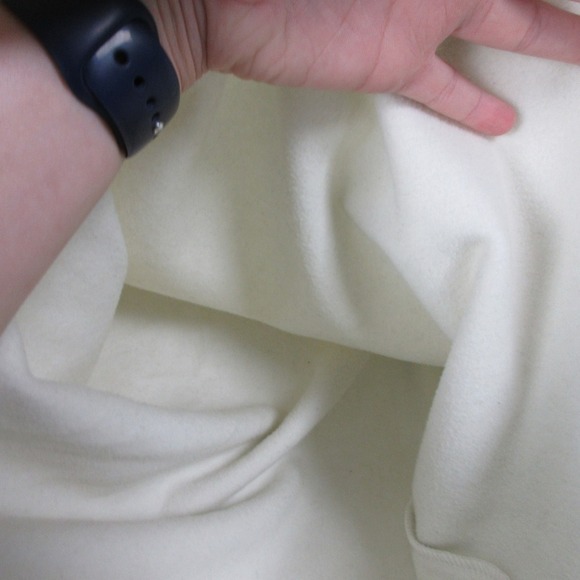 Dudley Stephens Sweatshirt Fleece Pullover Women M Ivory Tuckernuck Lounge 242 - Picture 11 of 11